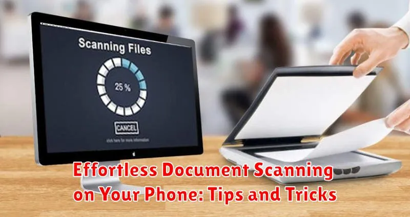 Effortless Document Scanning on Your Phone: Tips and Tricks