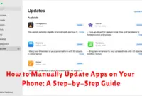 How to Manually Update Apps on Your Phone: A Step-by-Step Guide