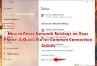 How to Reset Network Settings on Your Phone: A Quick Fix for Common Connection Issues How to Reset Network Settings on Your Phone: A Quick Fix for Common Connection Issues