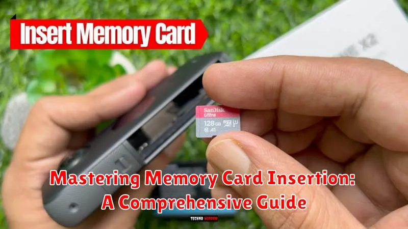 Mastering Memory Card Insertion: A Comprehensive Guide