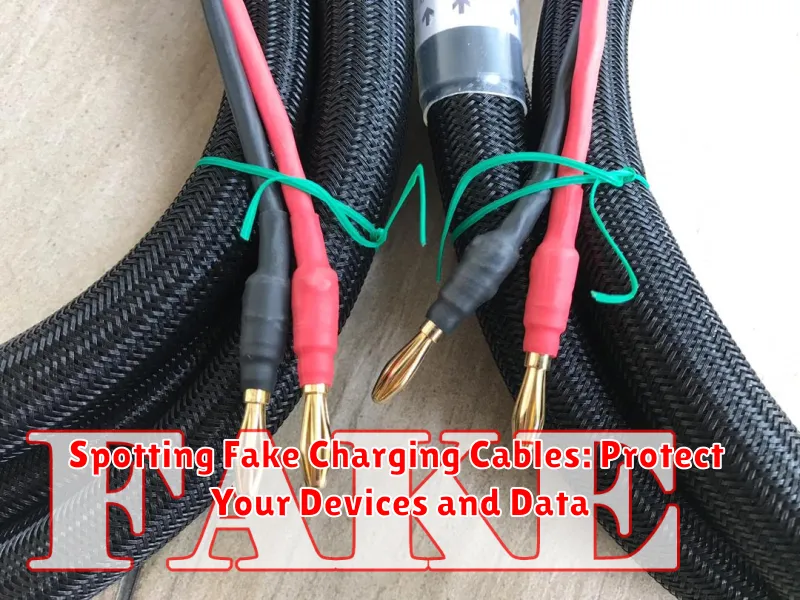 Spotting Fake Charging Cables: Protect Your Devices and Data