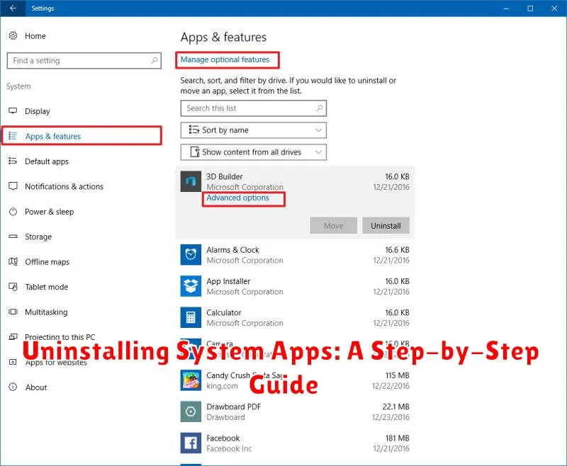 Uninstalling System Apps: A Step-by-Step Guide